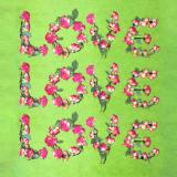 Flower Press -all seasons card range : FP 07 Love Love Love 